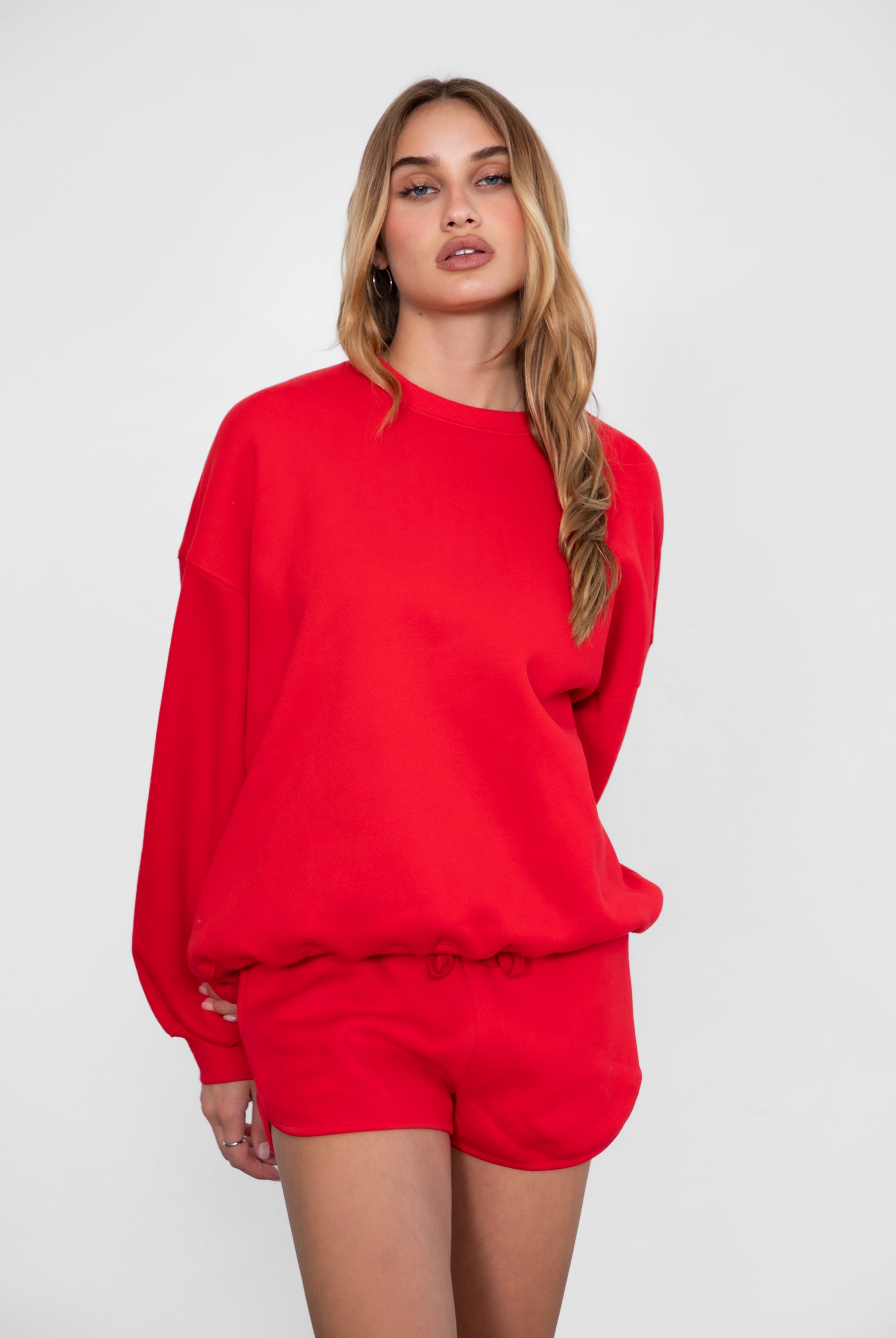 SHORTY Solid Drawstring Waist Fleece Track Mini Short
Mid Rise Waistband
Adjustable Waist Drawstring Tie
Retro Sporty Dolphin Curved Hemline
Straight Leg Fit Inseam 2.75 inches
SHORTY Solid Drawstring Waist Fleece Track Mini Shorts
Mid-Rise Waistband
Adjustable Waist Drawstring Tie
Retro Sporty Dolphin Curved Hemline
Inseam 2.75 inches
Matching Shades to the Essentials Plush Fleece Collection
Plush Fleece Key Features:
Plush & Fluffy Texture: Ultra-soft and incredibly cozy.
Heavyweight Warmth: Provides