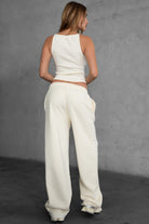 LANI Lightweight Fleece Wide Leg Sweatpants 
