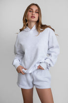 DAMI Cloud Fleece Classic Oversized Hoodie 
Extended Relaxed Fit 
Dropped Hem Shoulder
Kangaroo Pocket Design 
Thick Ribbed Cuffs and Bottom Hem 
Matching Shades to Cloud Fleece Collection

Cloud Fleece Key Features: 
Soft & Lightweight: Gentle on the skin with a breezy feel.
Midweight Warmth: Keeps you comfortable without overheating.
Drapey Design: Flows effortlessly for a flattering, laid-back look.