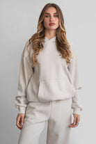 DAMI Cloud Fleece Classic Oversized Hoodie 
Extended Relaxed Fit 
Dropped Hem Shoulder
Kangaroo Pocket Design 
Thick Ribbed Cuffs and Bottom Hem 
Matching Shades to Cloud Fleece Collection

Cloud Fleece Key Features: 
Soft & Lightweight: Gentle on the skin with a breezy feel.
Midweight Warmth: Keeps you comfortable without overheating.
Drapey Design: Flows effortlessly for a flattering, laid-back look.