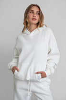 DAMI Cloud Fleece Classic Oversized Hoodie 
Extended Relaxed Fit 
Dropped Hem Shoulder
Kangaroo Pocket Design 
Thick Ribbed Cuffs and Bottom Hem 
Matching Shades to Cloud Fleece Collection

Cloud Fleece Key Features: 
Soft & Lightweight: Gentle on the skin with a breezy feel.
Midweight Warmth: Keeps you comfortable without overheating.
Drapey Design: Flows effortlessly for a flattering, laid-back look.