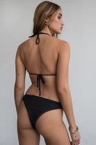 TIC TOC TSC30274 TALIA Crochet Lace Bikini Set with Matching Bolero and Skirt in Black