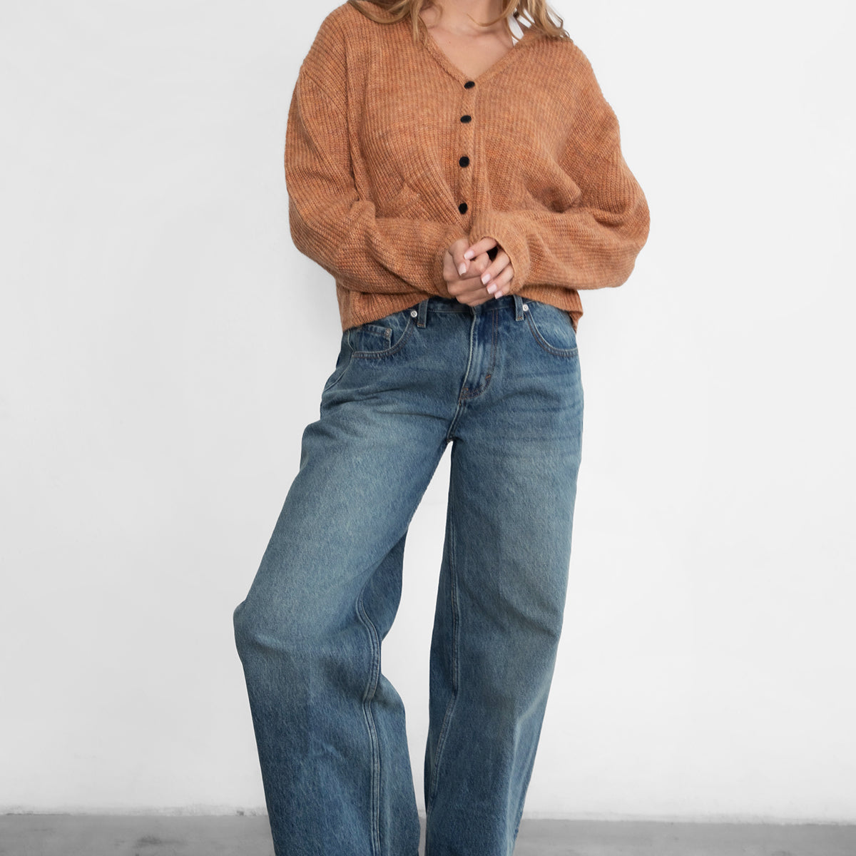 TIC TOC CURTY Marled Sweater Knit Cropped Cardigan – Cozy and Stylish ...